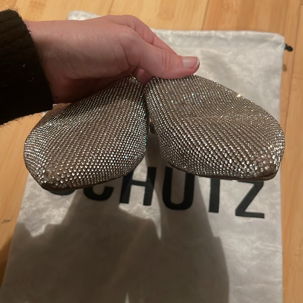 Schutz Rhinestone Mule - Picture 4 of 7